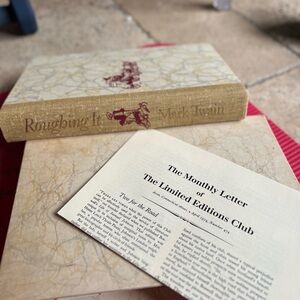 Vintage Book Mark Twain’s Roughing it limited edition 1972